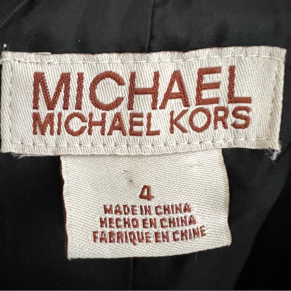 🤩 LIKE NEW MK Michael Kors Black Blazer Jacket Women’s Size 4 - Picture 5 of 14